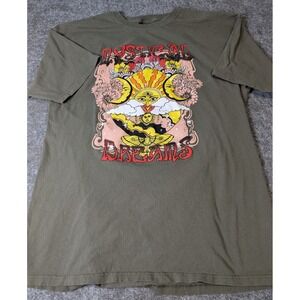 Call Your Mother Graphic T-Shirt Size XL Mystical Dreams Boho Zen Gray Cotton